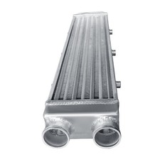Universal Same Side Intercooler Aluminum Overall Size 26x7x3.3 Inoutlet 2 Universal Same Side Intercooler Aluminum Overall Size 26x7x3.3 Inoutlet 2