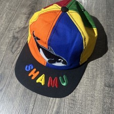 Seaworld Shamu Kids Ball Cap Hat Multicolor Embroidered One Size