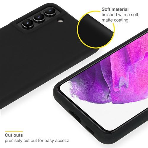 Schwarze Hülle, gehärtetes Glas für Samsung Galaxy S22, S22 PLUS, S22 ULTRA - Bild 6 von 12