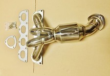 Fächerkrümmer + Sportkat Opel Astra H Vectra C Zafira 1.6 1.8 16V Sport auspuff