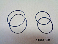 FOUR BELT KIT 2 6.5"  2 8.9" these are 1.2 mm thick  4 new belts 