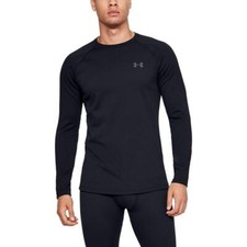 Under Armour Men's ColdGear Base 3.0 Crew Size SM Color Black