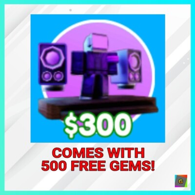 Ttd Robux Shop ️NEW ️- Toilet Tower Defense: DJ TV Man + 💎 | TTD | Roblox | Fast ...