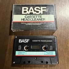 SEALED BASF Cassette HeadCleaner, Head Cleaner for Recorder / Playback Equipment