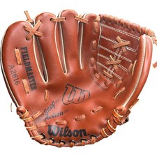 Wilson A2616 Field Master Leather Snap Action Brown Baseball Glove LHT