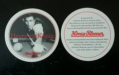Beer mat Duisburg-Beeck König brewery 