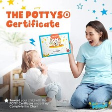 THE POTTYS - POTTY TRAINING REWARD CHART GAME - TOILET TRAINING REWARDS STICKERS