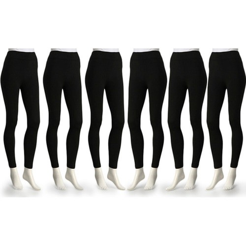 Fleece Lined Leggings (Jet Black 