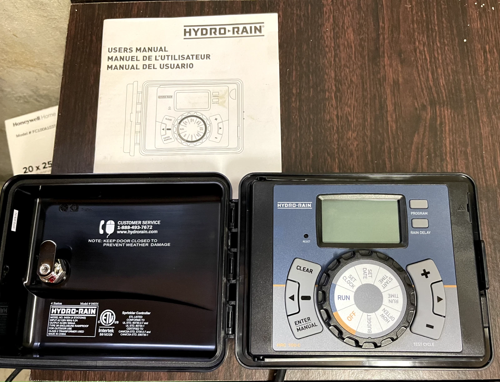 Hydro-Rain HRC-100-C-04 Indoor/Outdoor 4 Station Irrigation Controller & Timer
Opens in a new window