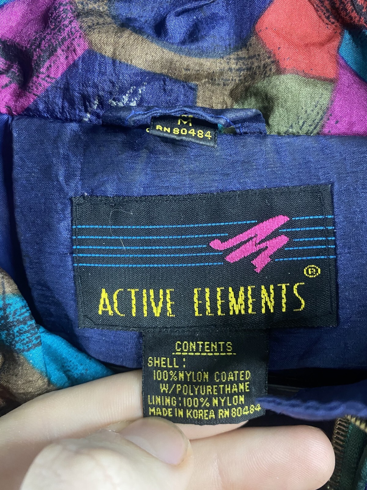VTG Active Elements Jacket Women's Medium Multico… - image 2