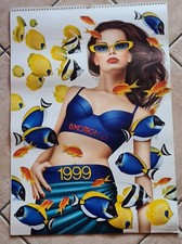 Calendario Luxottica 1999 Art By Paola Casagrande Completo 12 Mesi con Copertina