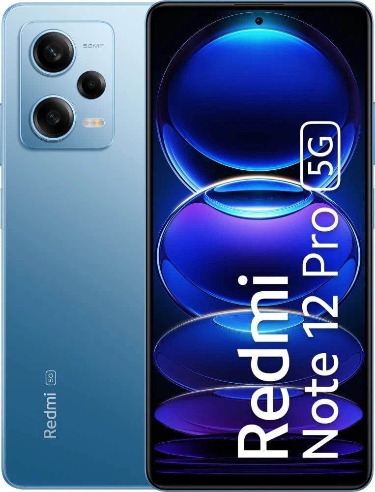 Móvil  Xiaomi Redmi Note 12 Pro 5G, Azul, 256 GB, 8 GB RAM, 6.67