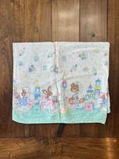 Vintage Riegel Receiving Blanket Teddy Bears