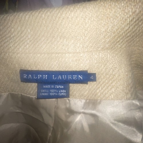 Parches de cuero ecuestre 100 % lino espiga Ralph Lauren para mujer talla 4 - Imagen 13 de 13