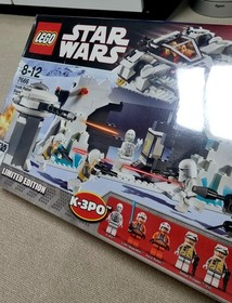 Lego Star Wars 7666 Hoth Rebel Base Retired New Sealed In Box Free Ex Shipping !