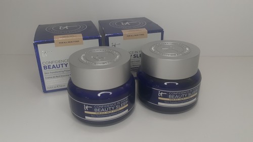 IT Cosmetics Confidence in your Beauty Sleep Night Cream 2 oz New in Box 2 Count - Picture 5 of 5