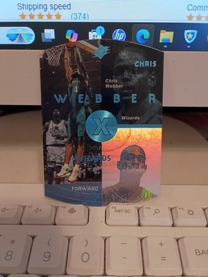 1997-98 SPx - Chris Webber Sky Blue Parallel Card #50