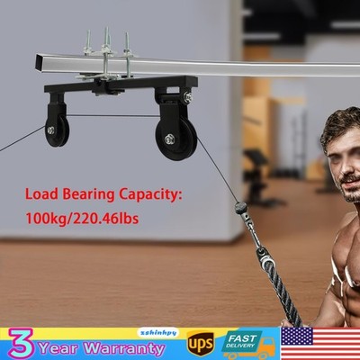 Gym Cable Pulley System Weight Strength Training Practice Equipment Home