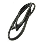 Windshield Rubber Weatherstrip Seal w/ Trim Groove for Lockstrip for 72-93 Dodge