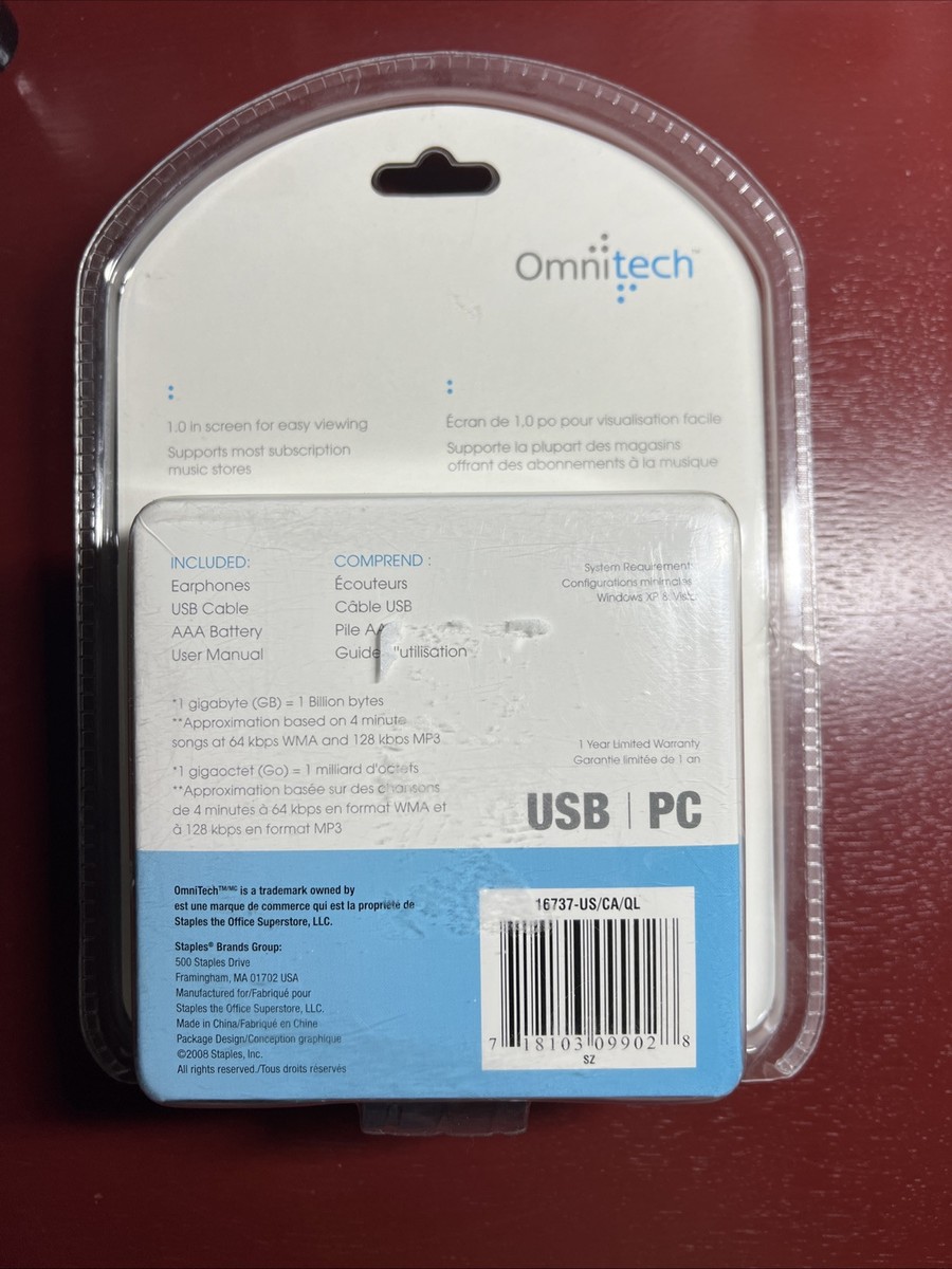Omnitech Mp3 Player - 2 GB 1000 Songs for sale online | eBay