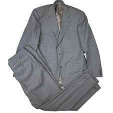 Canali Gray Wool Italy Classic Men's 42R 35x29.5 2 Piece Suit