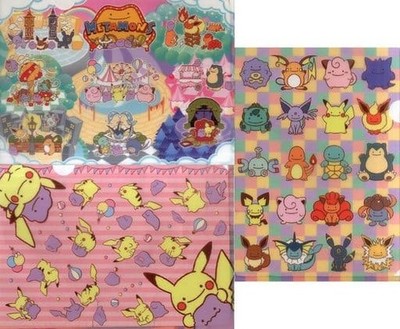 Pokemon Center Metamon Ditto A4 Clear File Set Limited Edition Collectible