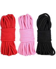 33 Feet Soft Cotton Rope, Multipurpose Use, Durable and Strong  Twine Cord Rope 