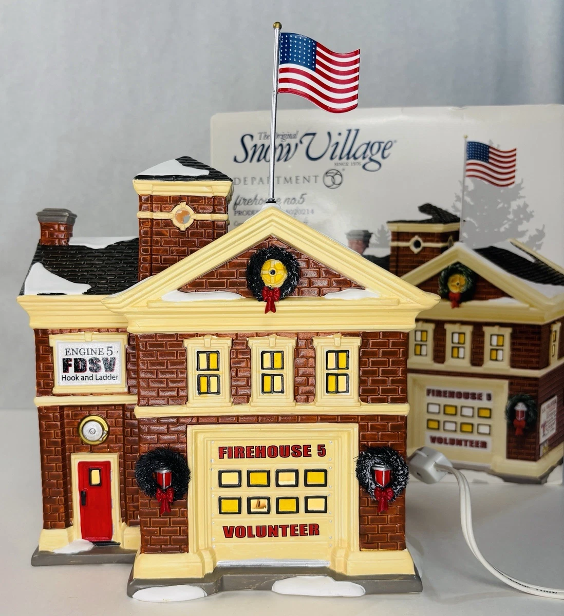 Dept 56 Firehouse In Department 56 Dickens Village Buildings for