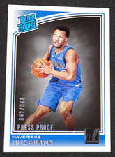 2018-19 Donruss Rated Rookie Silver Press Proof 179 Jalen Brunson Mavericks /349