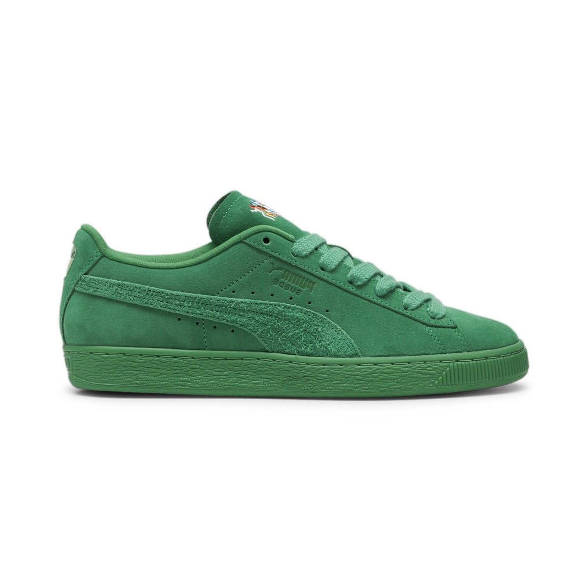 Puma Suede Love Marathon 39583002 Mens Green Suede Lifestyle