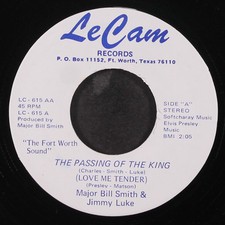 MAJOR BILL SMITH & JIMMY LUKE: the passing of the king / my darling ginger 7