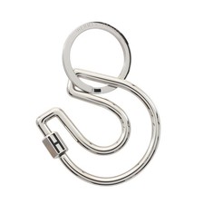 HERMES Fer a Cheval Keychain Silver Stainless Steel H077329FJ03