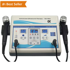 Dual 1  3 Mhz Ultrasound Therapy Physical Pain Relief Therapeutic Machine