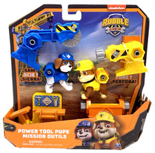 NOC Paw Patrol Rubble Crew Wheeler Power Tool Pups Figures Accessories Playset