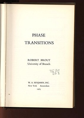 Phase transitions (Frontiers in physics)