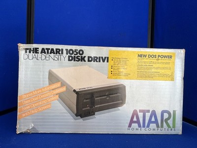 Vintage Atari 1050 Disk Drive w/ Power Adaptor & Original Box