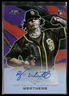 2021 Topps Fire Baseball Ryan Weathers #AV-RW Purple RC Rookie Auto 46/50