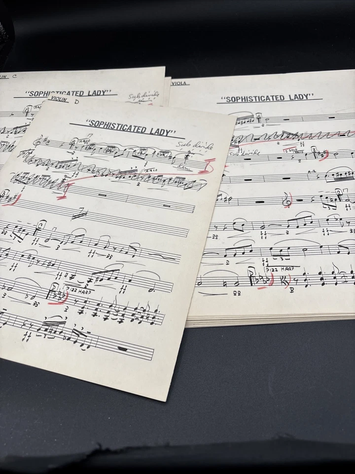 Partituras Hugo Montenegro Sofisticada Dama ORIGINAL Estate ÚNICAS EN SU CLASE Foto 3 de 4