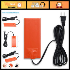 Oil Pan Heater 120v 50w Silicone Engine Oil Heater 2x5 For Winter Use