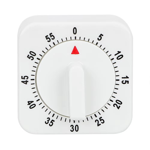 1 Kitchen Timer 60 Minute Timing Bell Alarm Sound Home Baking Cooking Mechanical