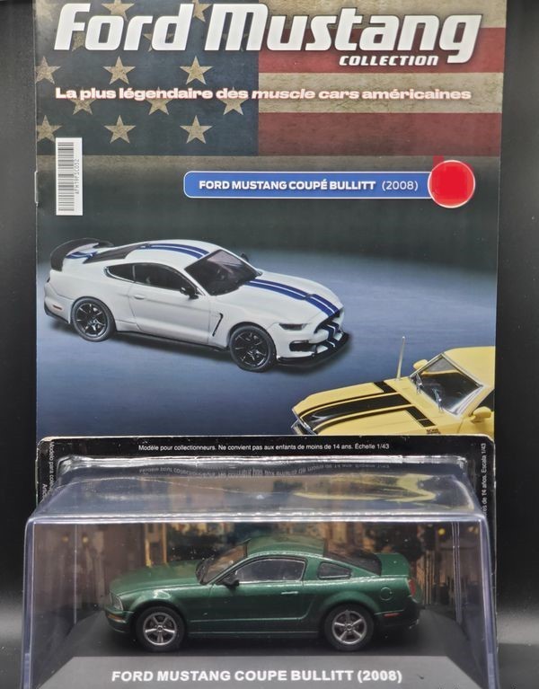 FORD MUSTANG COUPE BULLITT (2008), ALTAYA, DIE CAST 1:43, NEW