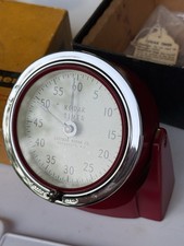 WORKING VTG MCM timer Kodak Darkroom Timer Red Metal Timer Eastman Kodak Film