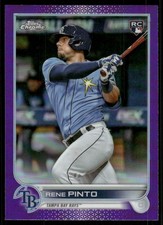 2022 Topps Chrome Update Rene Pinto Purple Refractor