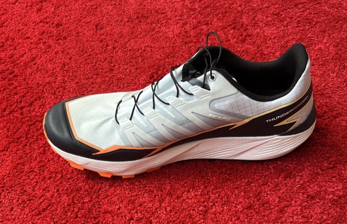 Scarpa da uomo Salomon Thundercross trail running escursionismo taglia 13 Heather India inchiostro