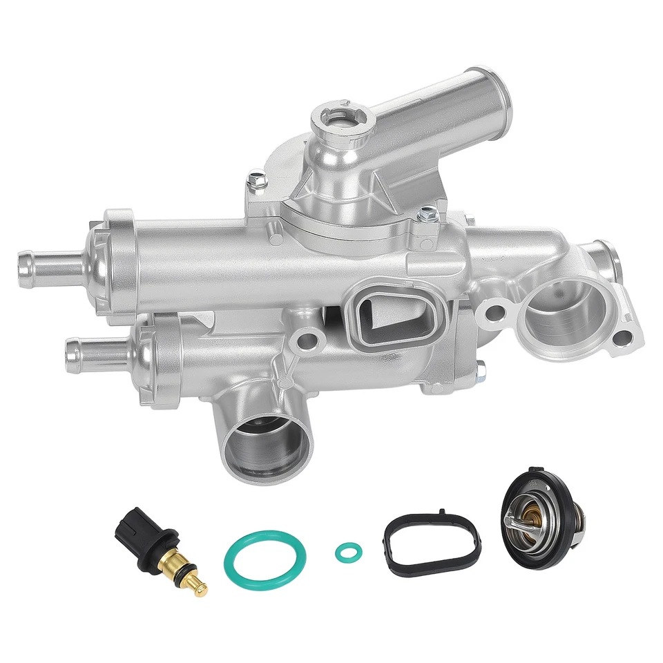 Aluminum Thermostat Housing Assembly Fits 07-12 Dodge Caliber 07-17 Jeep Compass - Изображение 4 из 4