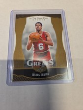 2024 Leaf In The Game Julius Erving THE GREATS Gold TG-17 Free Ship! Dr. J. 76er