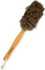 Back Scrubber Shower,Long Handled Loofah on a Stick Soft PE Mesh Back Sponge