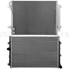 Aluminum Radiator & AC Condenser Cooling Kit For 2016-2019 Volkswagen Passat