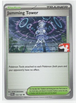 Pokemon Prize Pack Series 7 Jamming Tower 153/167 - PLAY STAMP