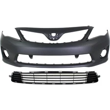 Bumper Cover Kit For 2011-2013 Corolla Models Built In North America CAPA